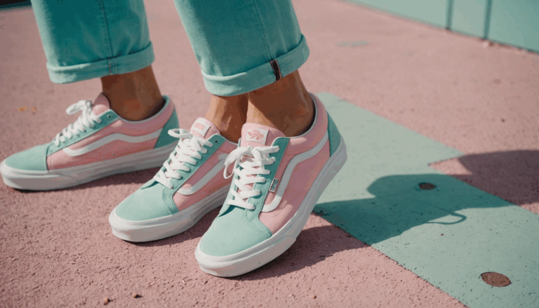 Printemps 2023 : Les couleurs pastel tendance sur Vans et Fila